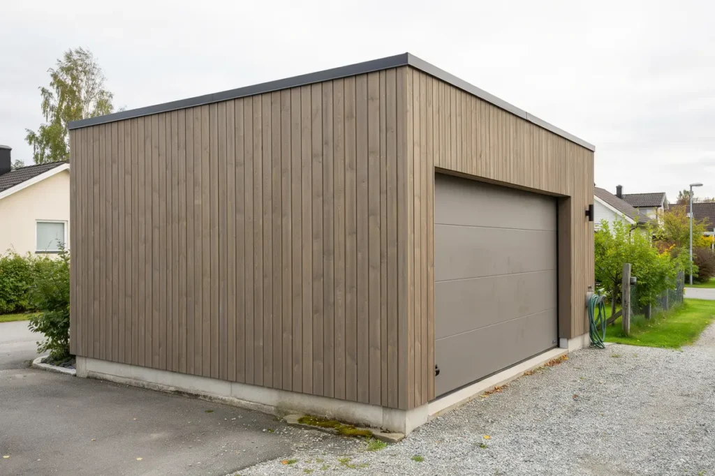 renovering av garage och byte av panel i rimbo