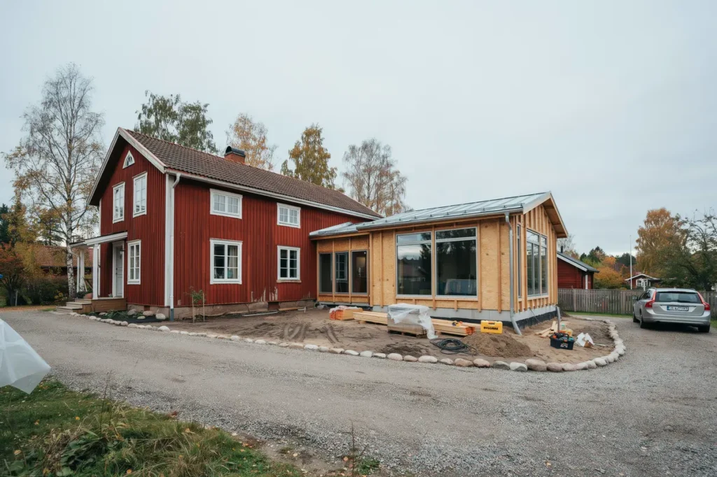 tillbyggnad av hus smarta id er som ger mer plats och kar hemmets v rde
