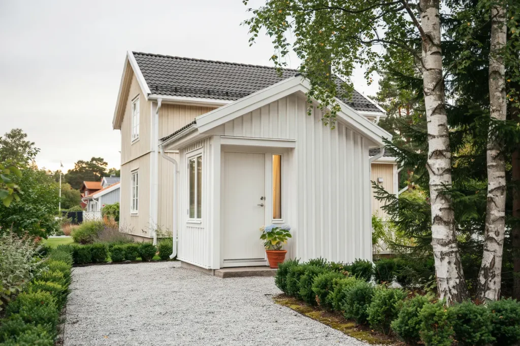 nybyggnation av farstukvist p villa i svanberga norrt lje